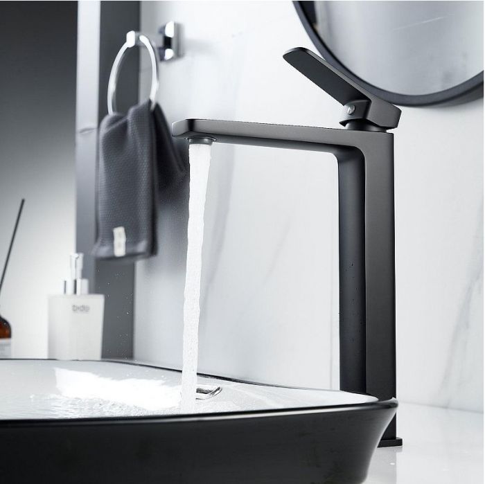 Смеситель для раковины Raffine F1199H цвет Черный