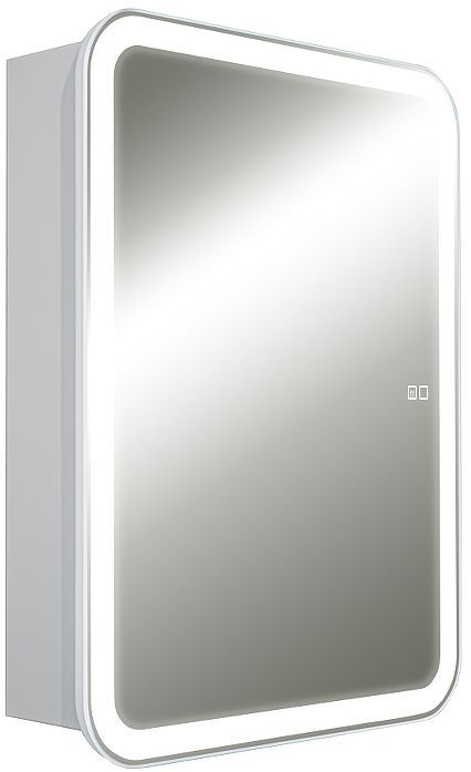 Зеркальный шкаф AQUAme AQM9202 60 с подсветкой цвет Белый