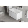 Тумба под раковину Raval Welto 80 Wel.01.80/P/W/RL подвесная Белая