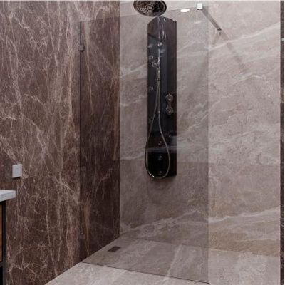Душевая перегородка Radomir Walk-in G1 110 1-10-0-0-0-1900 профиль Хром стекло прозрачное