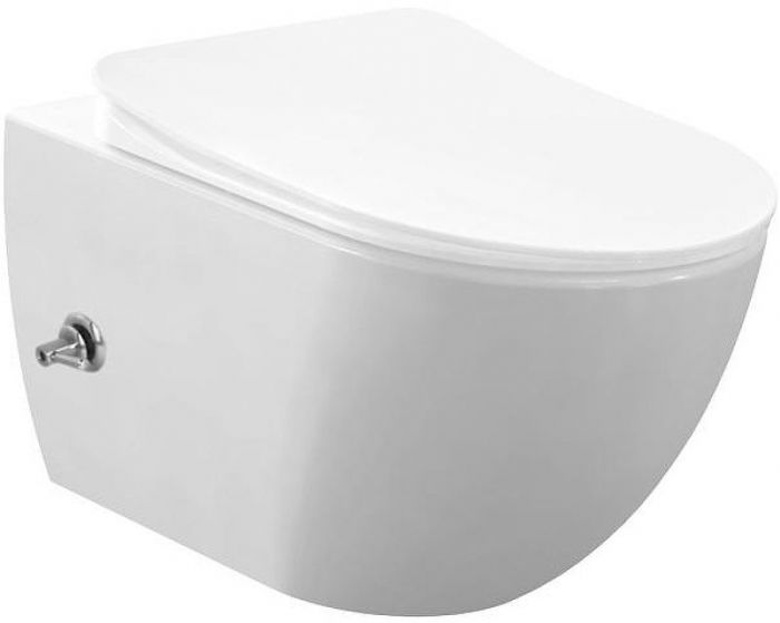 Унитаз биде Creavit Free FE320-34CB00E-0002 подвесной Белый без сиденья