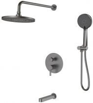 Душевая система ESKO Sochi 7in1SCGM цвет Графит Душевая система ESKO Sochi 7in1SCGM цвет Графит