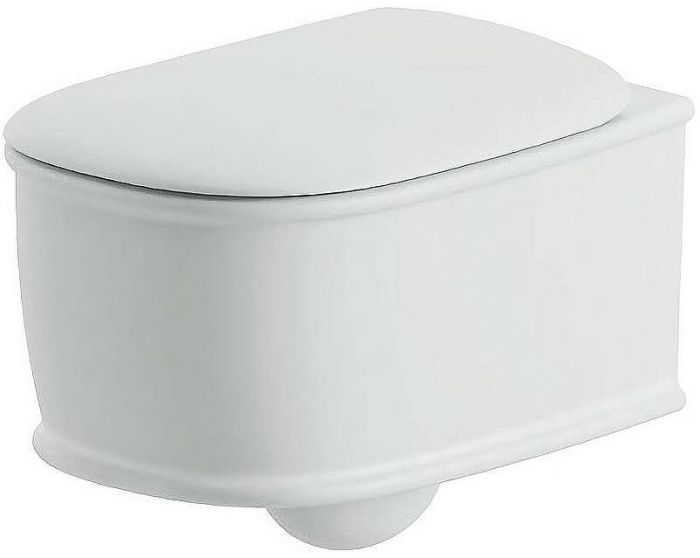 Унитаз Artceram Atelier ATV001 05 00 подвесной Белый матовый без сиденья