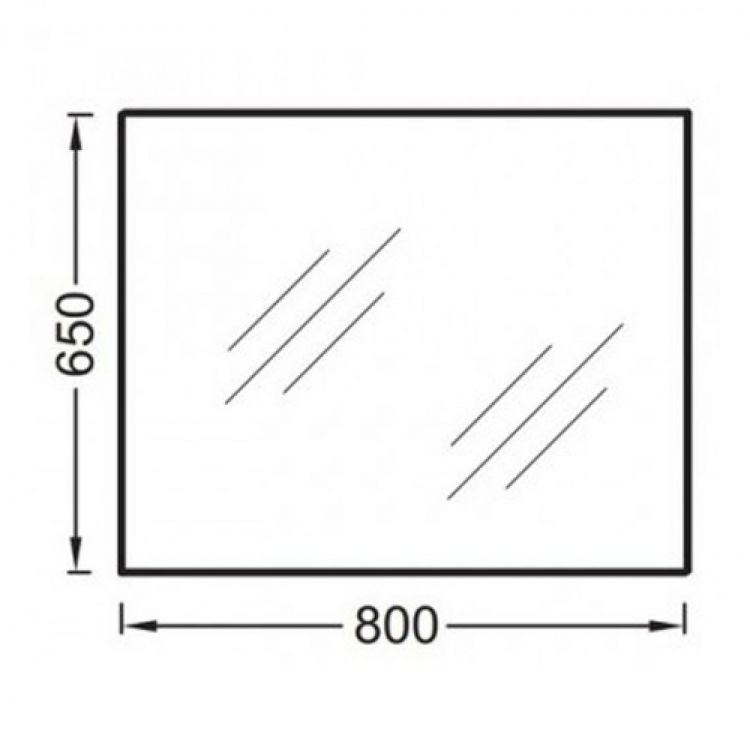 Зеркало 80х65 Jacob Delafon Ola EB1098-RU 80 см Зеркало 80х65 Jacob Delafon Ola EB1098-RU 80 см