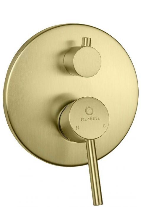 Душевая система FILARETE Roun FL1027MG цвет Золото матовое