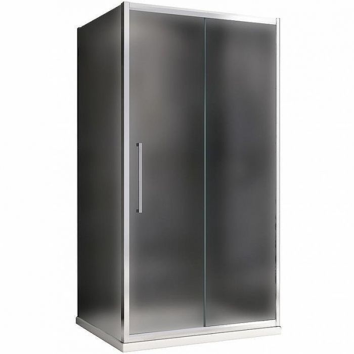 Душевой уголок Abber Schwarzer Diamant 160x100 AG30160MH-S100M профиль Хром стекло матовое