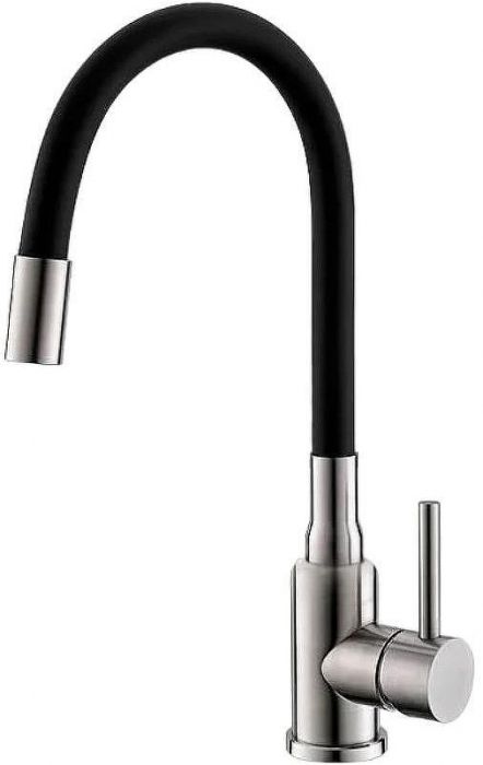 Смеситель для кухни Alveus Flexa 1147023 Нержавеющая сталь Черный