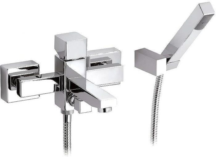 Смеситель для ванны Remer SQ3 S02 Хром