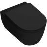 Унитаз Hatria Fusion A0Y1CC02 подвесной Черный матовый без сиденья