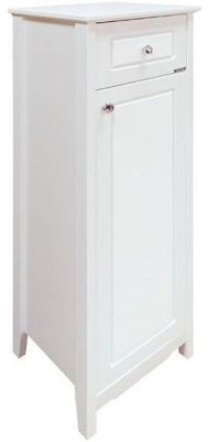 Шкаф пенал Comforty Тбилиси 40 00003132633 Белый глянец