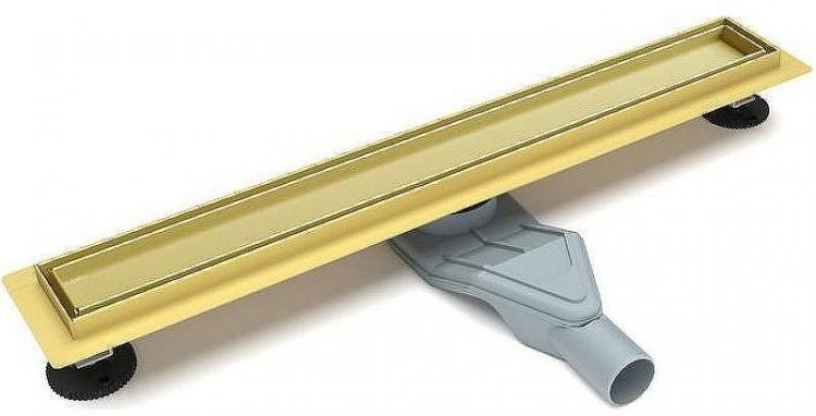 Душевой лоток Esbano Combi 80 C-TILE-80SG ESTRCOMTILE80SG с решеткой Золото матовое / под плитку