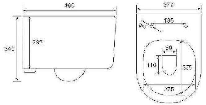 Комплект унитаза Vincea Evo Rimless VT1-34S с инсталляцией Grohe Rapid SL 38721001 с сиденьем Микролифт и клавишей смыва Хром
