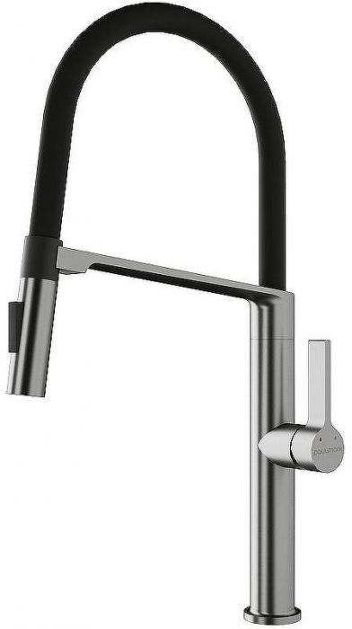 Смеситель для кухни Paulmark Barrel Ba214029-BS Брашированная сталь