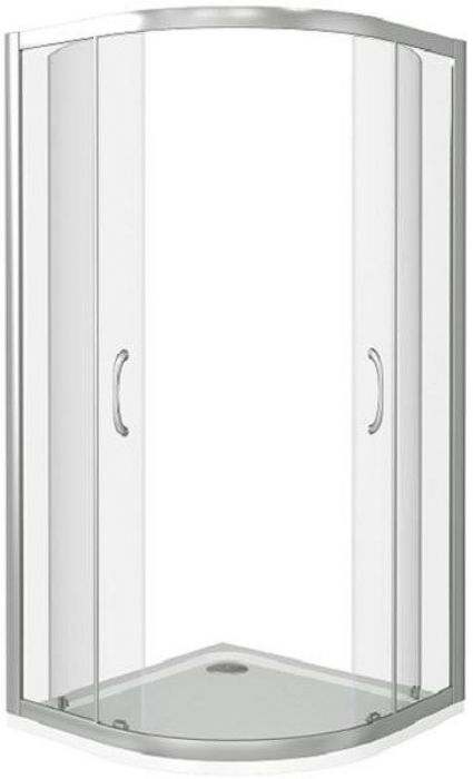 Душевой уголок Good Door Neo R-80-С-CH 80х80 профиль Хром стекло прозрачное