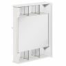 Шкаф зеркальный Edelform Марино 90, белый с выбеленным деревом [35651]