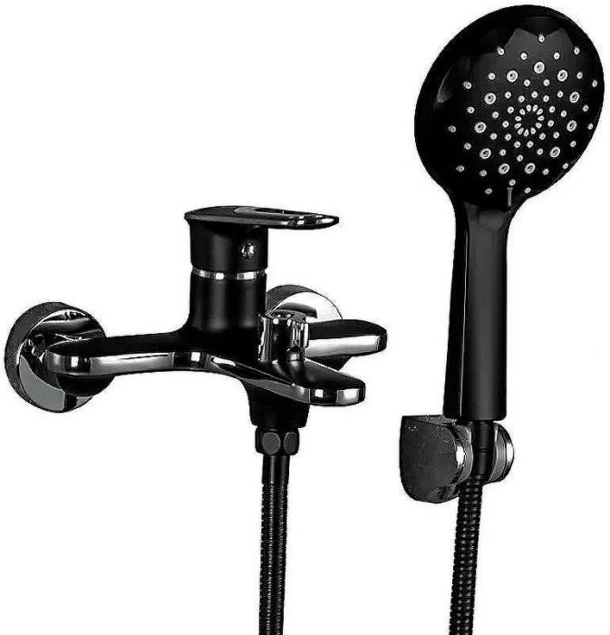 Смеситель для ванны Frap H49-6 F3249-6 Черный матовый Хром