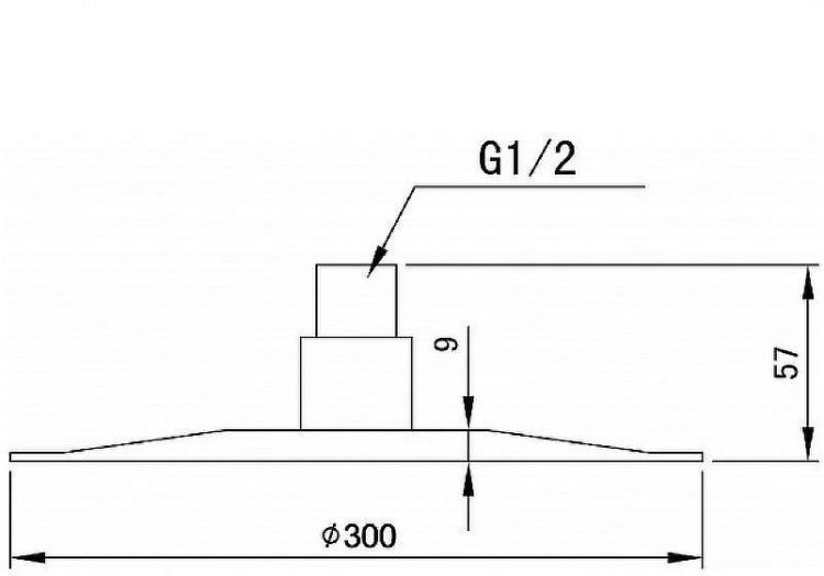 Верхний душ Aquanet Steel AF210-84R-S 244060 Сатин
