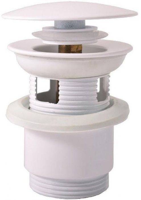 Донный клапан Rav Slezak MD0784B click-clack Белый