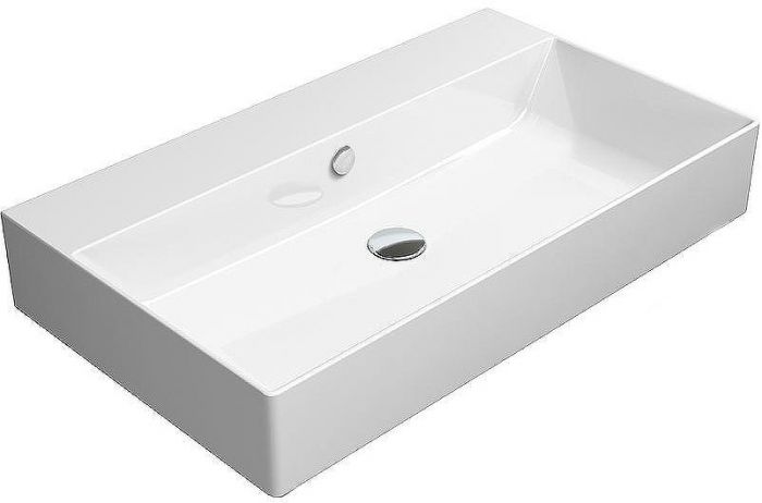 Раковина GSI Kube X 80 9422011 Белая