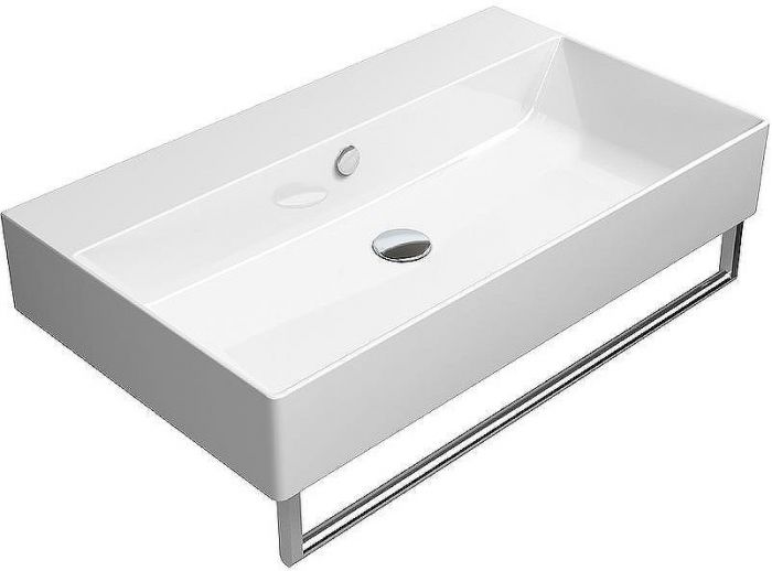 Раковина GSI Kube X 80 9422011 Белая