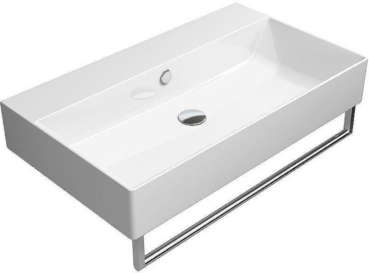 Раковина GSI Kube X 80 9422011 Белая