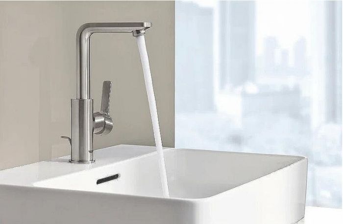 Смеситель для раковины Grohe Lineare New 23296DC1 Суперсталь