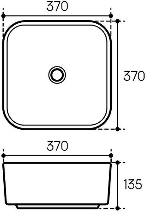 Раковина-чаша Aqueduto Espiral 37 ESP0330 Серая матовая