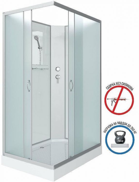 Душевая кабина Niagara Classic 120х90 NG-43295-14QBK без гидромассажа