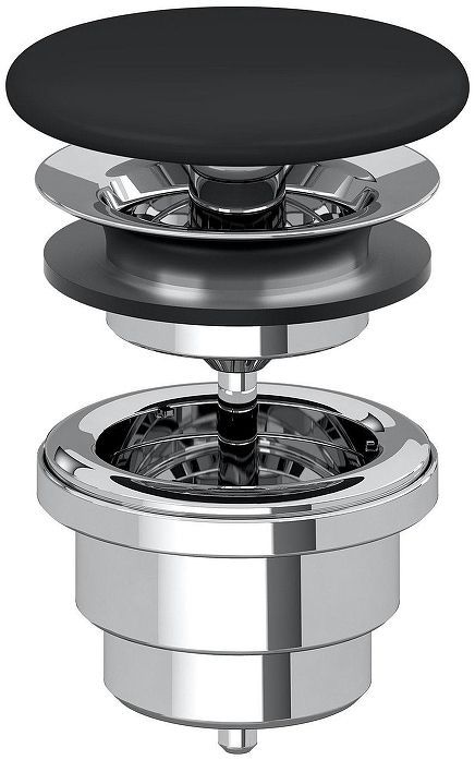 Донный клапан Villeroy&Boch 680800R7 цвет Pure Black