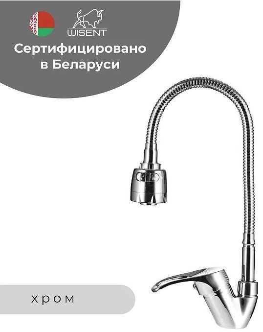 Смеситель для кухни Wisent W53215 цвет Хром