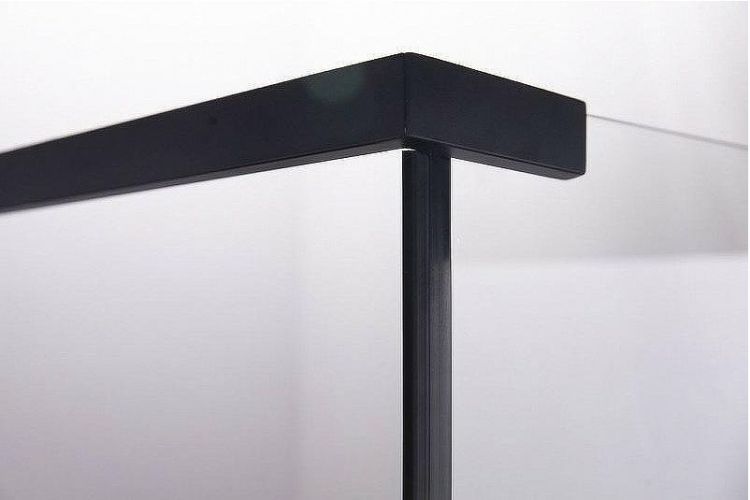 Душевой уголок Esbano ESR-7190B 100x80 ESUGR7190B профиль Черный матовый стекло прозрачное