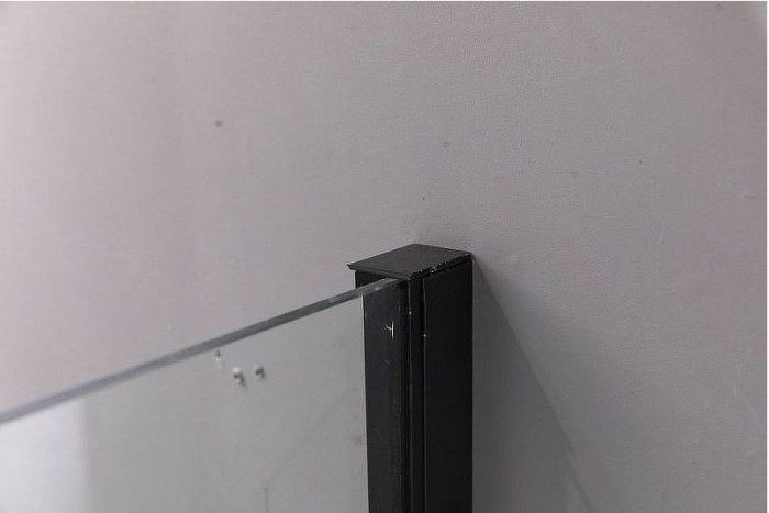 Душевой уголок Esbano ESR-7190B 100x80 ESUGR7190B профиль Черный матовый стекло прозрачное