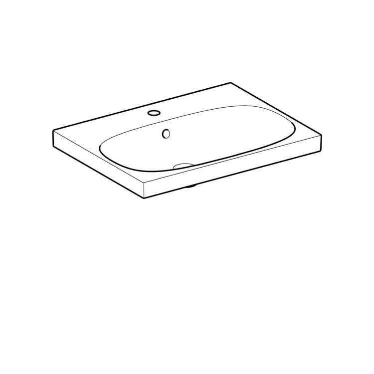 Раковина Geberit Acanto, 500.621.01.2