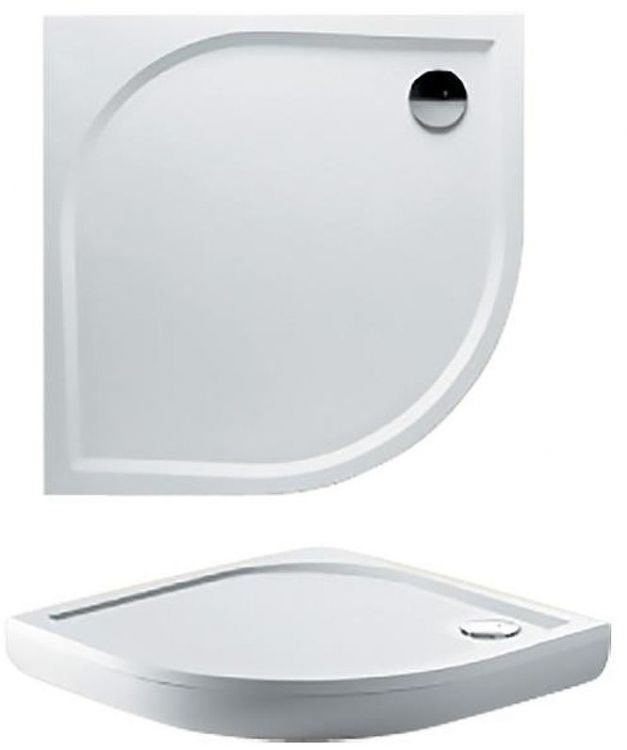 Душевой поддон из искусственного камня Riho Kolping 90x90 D004002005 (DB1400500000000) Белый с антискользящим покрытием