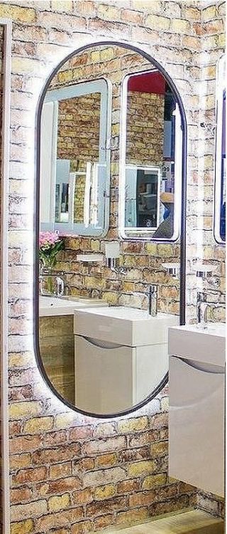 Зеркало Art&Max Bari AM-Bar-700-1500-DS-F с подсветкой с сенсорным выключателем