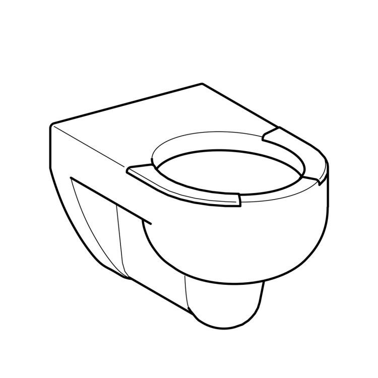 Унитаз подвесной Geberit Renova Nr.1, 203045000