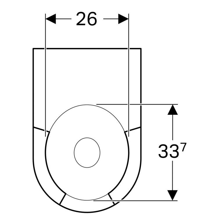 Унитаз подвесной Geberit Renova Nr.1, 203045000