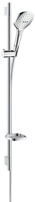 Hansgrohe Raindance Select E Душевой набор: штанга 90см., ручной душ 120, 3jet (Rain, RainAir, WhirlAir), мыльница, шланг, цвет: хром