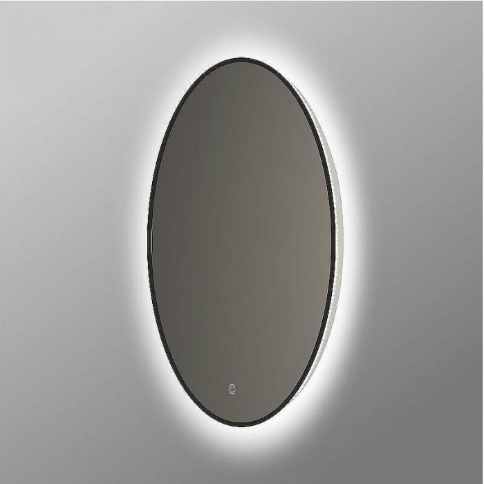 Зеркало Vincea 70 VLM-3DE700B с подсветкой Черное с сенсорным выключателем и диммером