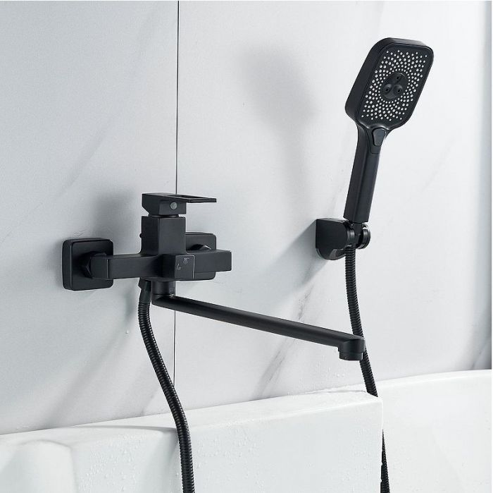 Смеситель для ванны Raffine F2296H универсальный цвет Черный