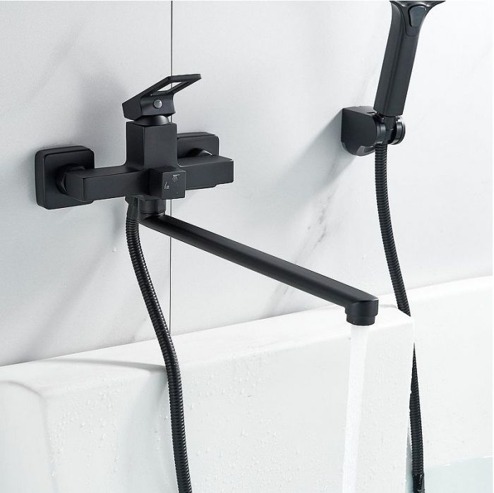 Смеситель для ванны Raffine F2296H универсальный цвет Черный