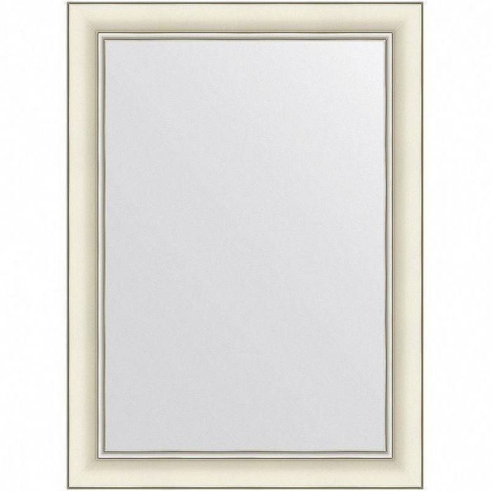 Зеркало Evoform Definite 74х54 BY 7615 в багетной раме - Белый с серебром 60