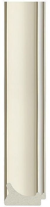 Зеркало Evoform Definite 74х54 BY 7615 в багетной раме - Белый с серебром 60