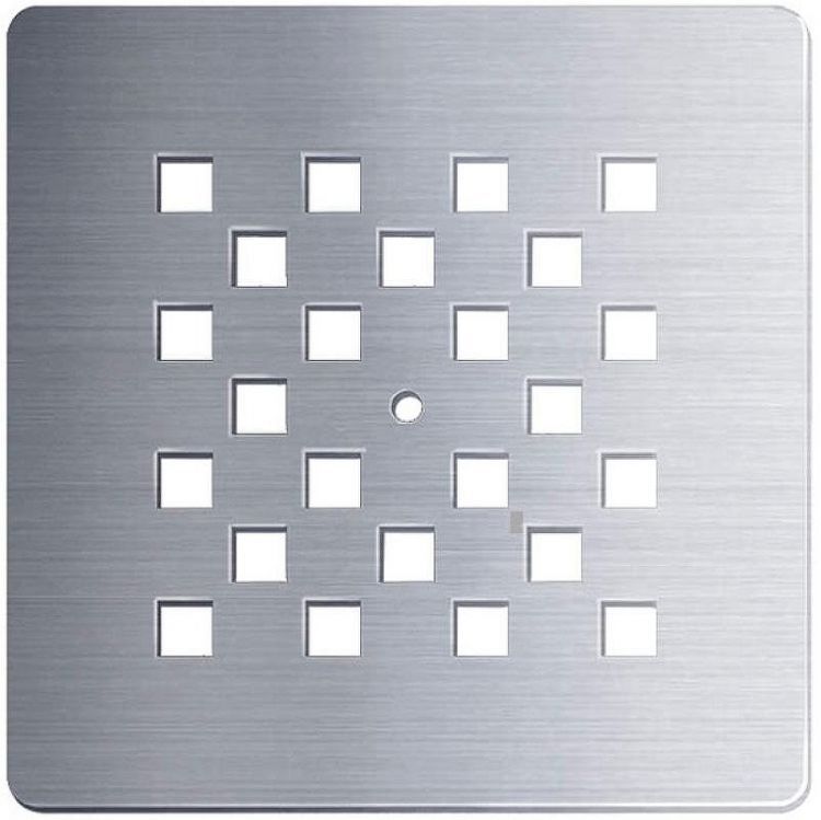 Душевой поддон из искусственного камня Vincea 100x100 VST-4SR1010W+Vsph-D132 Белый матовый