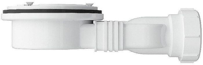 Душевой поддон из искусственного камня Vincea 100x100 VST-4SR1010W+Vsph-D132 Белый матовый