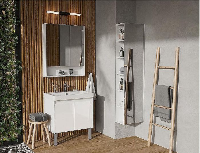 Тумба под раковину Aquaton Сканди Doors 70 1A278901SD010 Белая