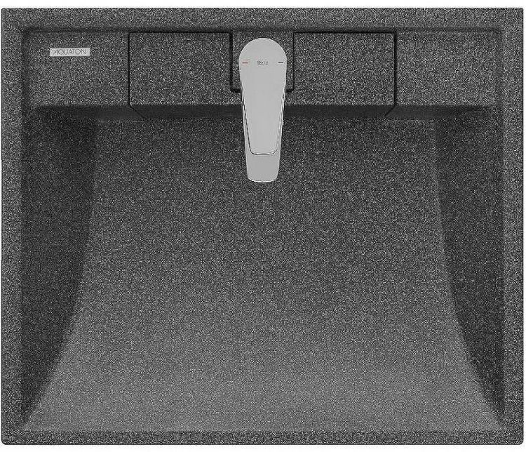 Раковина Aquaton Рейн 60 1A72103KRW210 на стиральную машину Графит