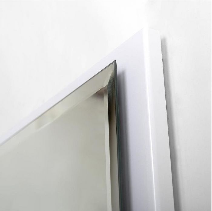 Зеркало Cezares Interni 100 CZR-SPC-INT-1000-900-LED-TCH-WARM-BL с подсветкой Bianco Lucido с сенсорным выключателем и подогревом