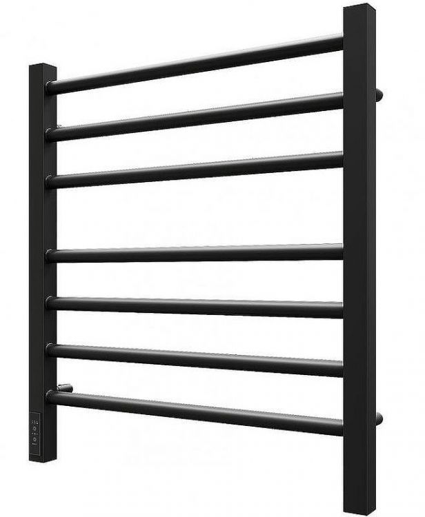 Электрический полотенцесушитель Point Веста PN70756B П7 500x590 диммер слева Черный