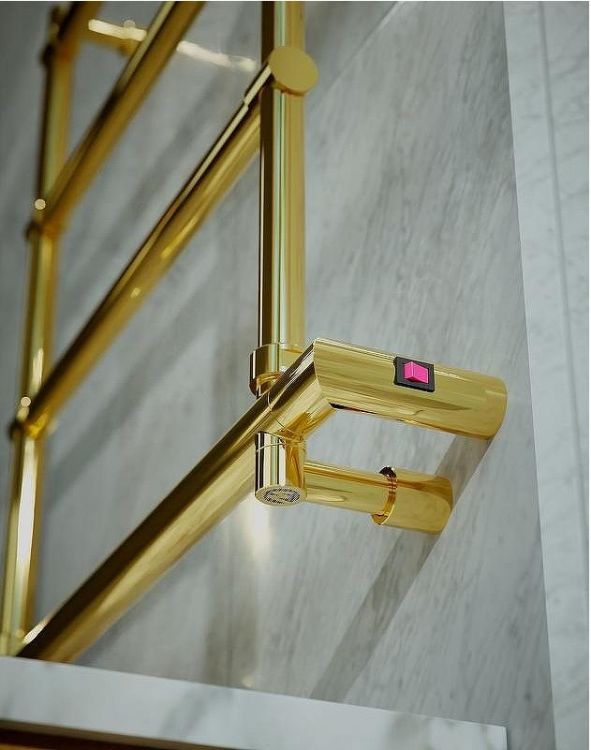 Электрический полотенцесушитель Margaroli Sole 542-4 BOX 5423704GONB Золото Электрический полотенцесушитель Margaroli Sole 542-4 BOX 5423704GONB Золото